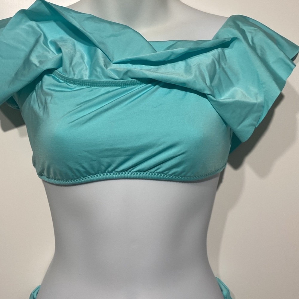 Trina Turk Getaway Off The Shoulder Bandeau Bikini Set - Picture 4 of 16